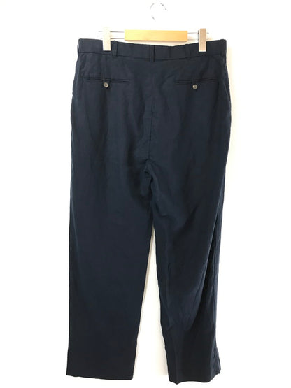 【中古品】【メンズ】 POLO RALPH LAUREN ポロ ラルフ ローレン LINEN SILK 2TACK PANTS リネン シルク ツータック パンツ ボトムス 157-260709-rt-05-tag サイズ：34×30 カラー：ネイビー 万代Net店