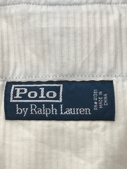 【中古品】【メンズ】 POLO RALPH LAUREN ポロ ラルフ ローレン LINEN SILK 2TACK PANTS リネン シルク ツータック パンツ ボトムス 157-260709-rt-05-tag サイズ：34×30 カラー：ネイビー 万代Net店
