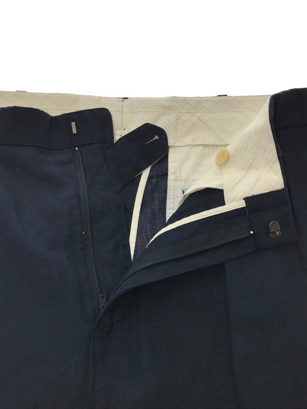 【中古品】【メンズ】 POLO RALPH LAUREN ポロ ラルフ ローレン LINEN SILK 2TACK PANTS リネン シルク ツータック パンツ ボトムス 157-260709-rt-05-tag サイズ：34×30 カラー：ネイビー 万代Net店