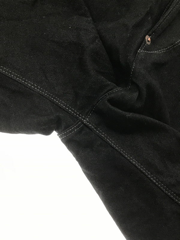 【中古品】【メンズ】 LEVI'S リーバイス × JUNYA WATANABE MAN ジュンヤ ワタナベ マン HALF DENIM PANTS WQ-P906 ハーフ デニム パンツ ボトムス 151-260709-rt-01-tag サイズ：L カラー：ブラック 万代Net店