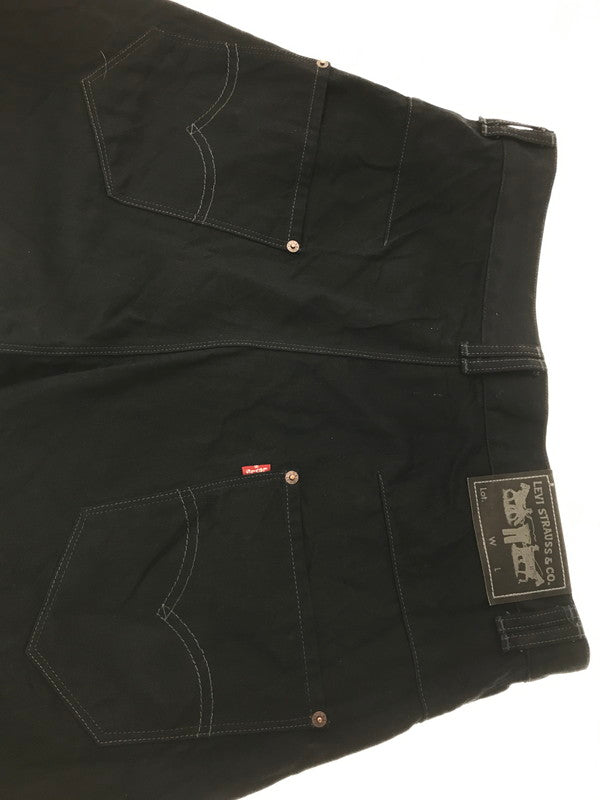 【中古品】【メンズ】 LEVI'S リーバイス × JUNYA WATANABE MAN ジュンヤ ワタナベ マン HALF DENIM PANTS WQ-P906 ハーフ デニム パンツ ボトムス 151-260709-rt-01-tag サイズ：L カラー：ブラック 万代Net店