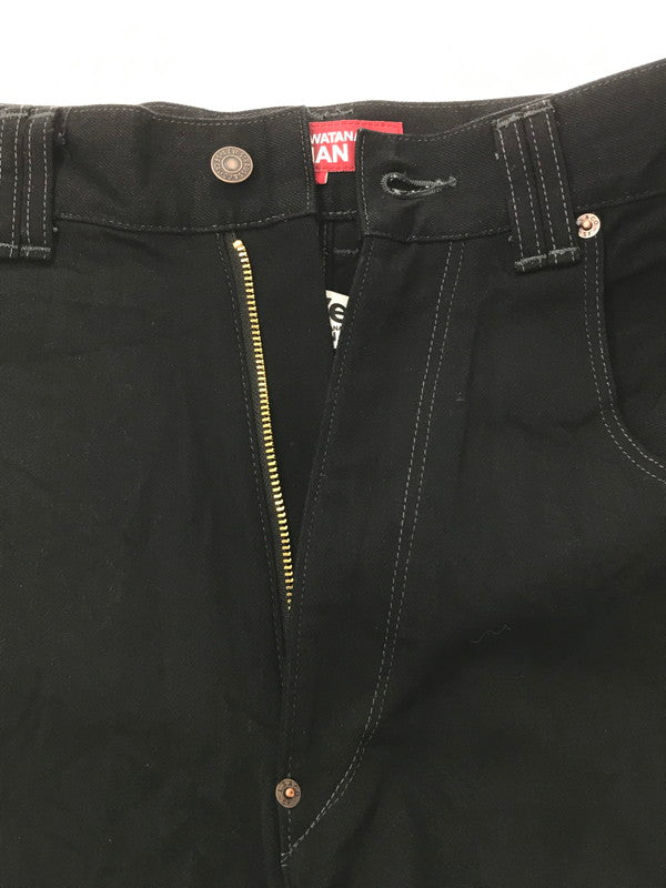 【中古品】【メンズ】 LEVI'S リーバイス × JUNYA WATANABE MAN ジュンヤ ワタナベ マン HALF DENIM PANTS WQ-P906 ハーフ デニム パンツ ボトムス 151-260709-rt-01-tag サイズ：L カラー：ブラック 万代Net店