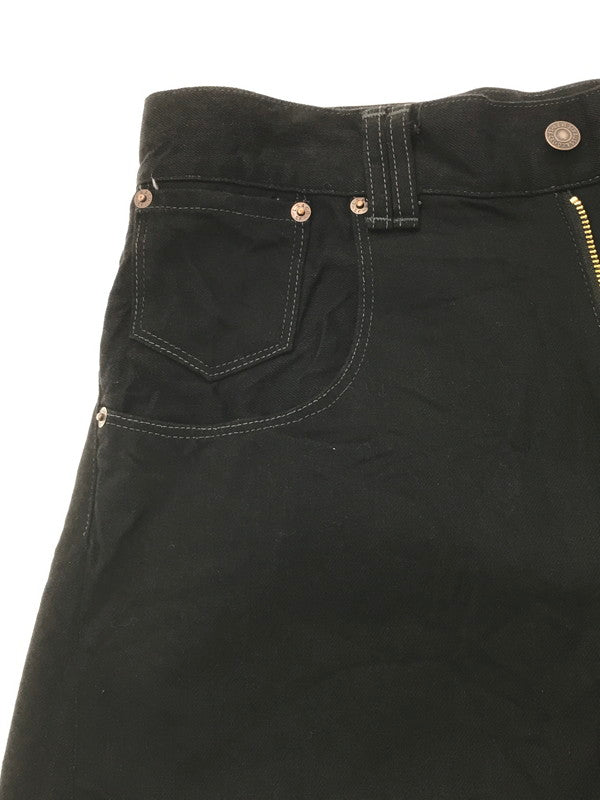 【中古品】【メンズ】 LEVI'S リーバイス × JUNYA WATANABE MAN ジュンヤ ワタナベ マン HALF DENIM PANTS WQ-P906 ハーフ デニム パンツ ボトムス 151-260709-rt-01-tag サイズ：L カラー：ブラック 万代Net店