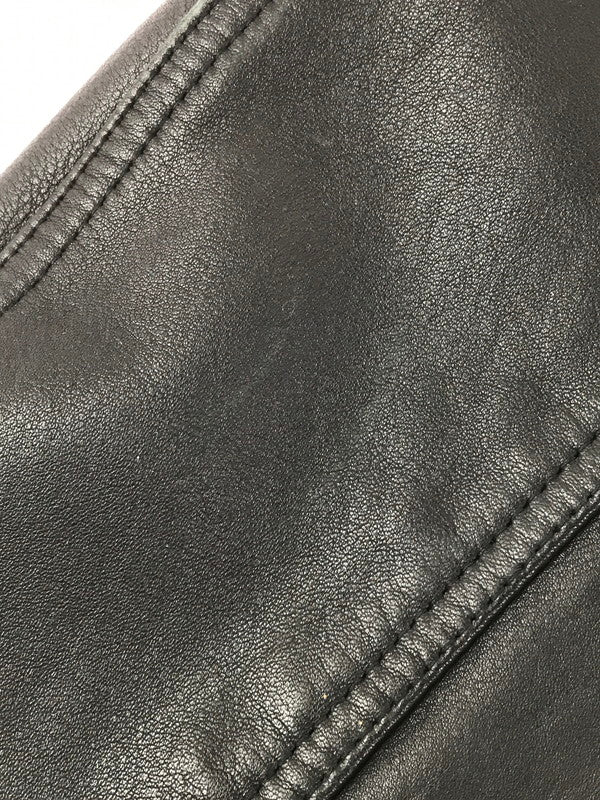 【中古品】【メンズ】 AVIREX アヴィレックス LEATHER VARSITY JACKET レザー バーシティージャケット アウター 145-260707-na-15-tagh サイズ：M カラー：ブラック 万代Net店