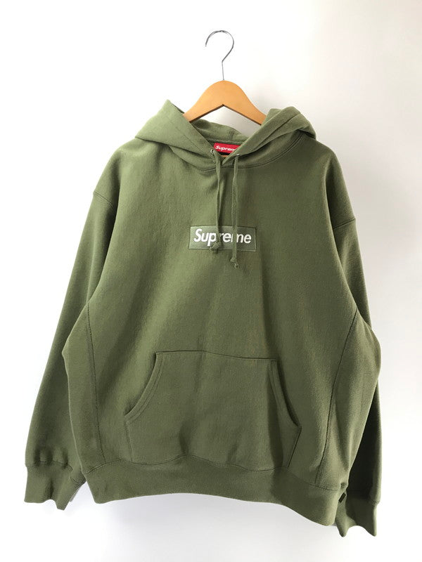【中古品】【メンズ】 SUPREME シュプリーム 25FW BOX LOGO HOODED SHIRT ２５年秋冬 ボックス ロゴ フーデッド シャツ パーカー トップス 149-260716-rt-05-tagh サイズ：L カラー：カーキ 万代Net店