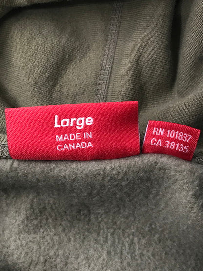 【中古品】【メンズ】 SUPREME シュプリーム 25FW BOX LOGO HOODED SHIRT ２５年秋冬 ボックス ロゴ フーデッド シャツ パーカー トップス 149-260716-rt-05-tagh サイズ：L カラー：カーキ 万代Net店