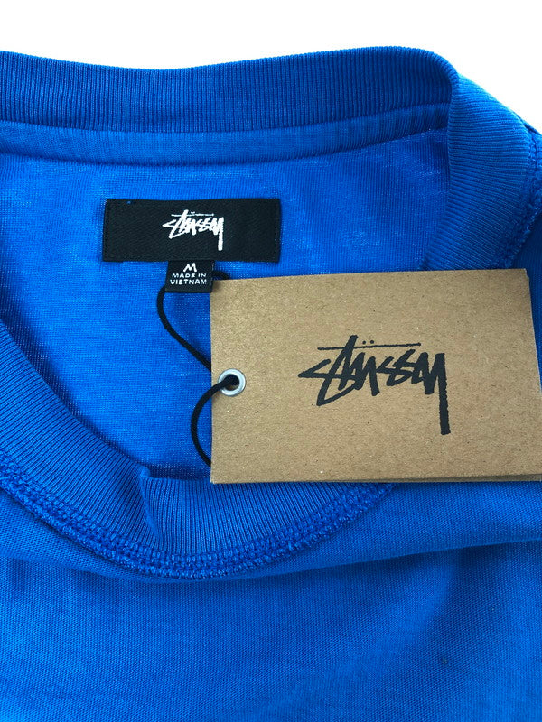 【中古品】【メンズ】 STUSSY ステューシー LAZY SS TEE 1140283 レイジー ショートスリーブ Tシャツ トップス 半袖Tシャツ 142-260709-rt-26-tag サイズ：M カラー：ブルー 万代Net店