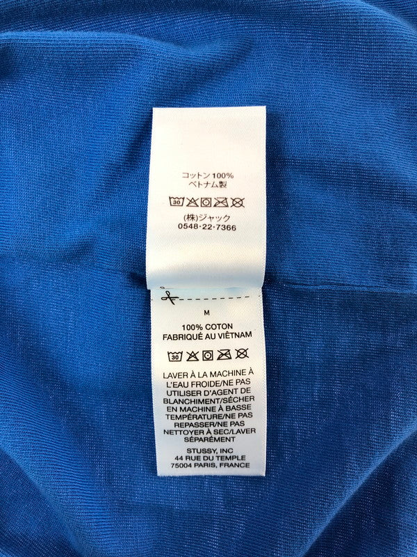 【中古品】【メンズ】 STUSSY ステューシー LAZY SS TEE 1140283 レイジー ショートスリーブ Tシャツ トップス 半袖Tシャツ 142-260709-rt-26-tag サイズ：M カラー：ブルー 万代Net店