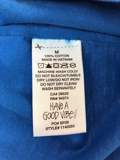 【中古品】【メンズ】 STUSSY ステューシー LAZY SS TEE 1140283 レイジー ショートスリーブ Tシャツ トップス 半袖Tシャツ 142-260709-rt-26-tag サイズ：M カラー：ブルー 万代Net店