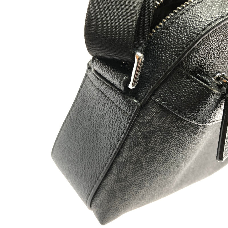 【中古品】【レディース】 MICHAEL KORS マイケル コース MK SIGNATURE SHOULDER BAG 37F2LCOC5B シグネイチャー ショルダー バッグ カバン 188-260717-rt-27-tagh カラー：ブラック 万代Net店