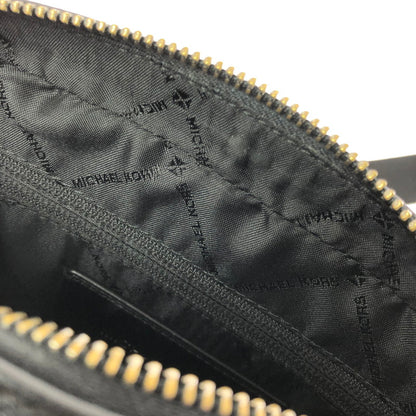 【中古品】【レディース】 MICHAEL KORS マイケル コース MK SIGNATURE SHOULDER BAG 37F2LCOC5B シグネイチャー ショルダー バッグ カバン 188-260717-rt-27-tagh カラー：ブラック 万代Net店