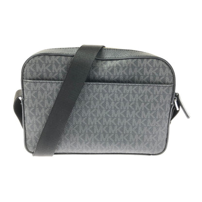 【中古品】【レディース】 MICHAEL KORS マイケル コース MK SIGNATURE SHOULDER BAG 37F2LCOC5B シグネイチャー ショルダー バッグ カバン 188-260717-rt-27-tagh カラー：ブラック 万代Net店