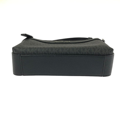 【中古品】【レディース】 MICHAEL KORS マイケル コース MK SIGNATURE SHOULDER BAG 37F2LCOC5B シグネイチャー ショルダー バッグ カバン 188-260717-rt-27-tagh カラー：ブラック 万代Net店