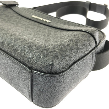 【中古品】【レディース】 MICHAEL KORS マイケル コース MK SIGNATURE SHOULDER BAG 37F2LCOC5B シグネイチャー ショルダー バッグ カバン 188-260717-rt-27-tagh カラー：ブラック 万代Net店
