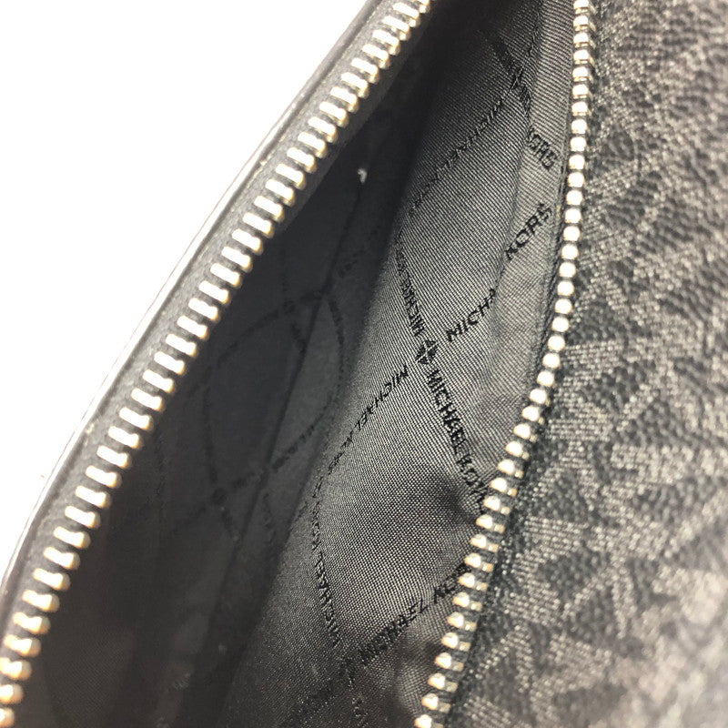 【中古品】【レディース】 MICHAEL KORS マイケル コース MK SIGNATURE SHOULDER BAG 37F2LCOC5B シグネイチャー ショルダー バッグ カバン 188-260717-rt-27-tagh カラー：ブラック 万代Net店