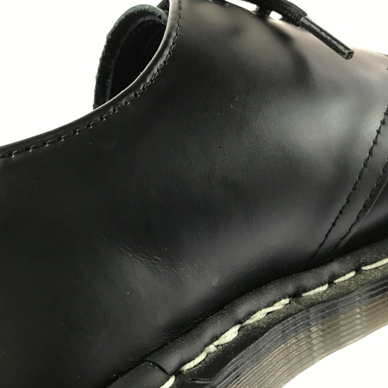 【中古品】【メンズ】 DR.MARTENS ドクターマーチン 24757 WHITE STITCH 3EYE SHOES ホワイト ステッチ 3ホール シューズ 靴 164-260706-na-19-tagh サイズ：UK 9 US 10 M カラー：BLACK 万代Net店