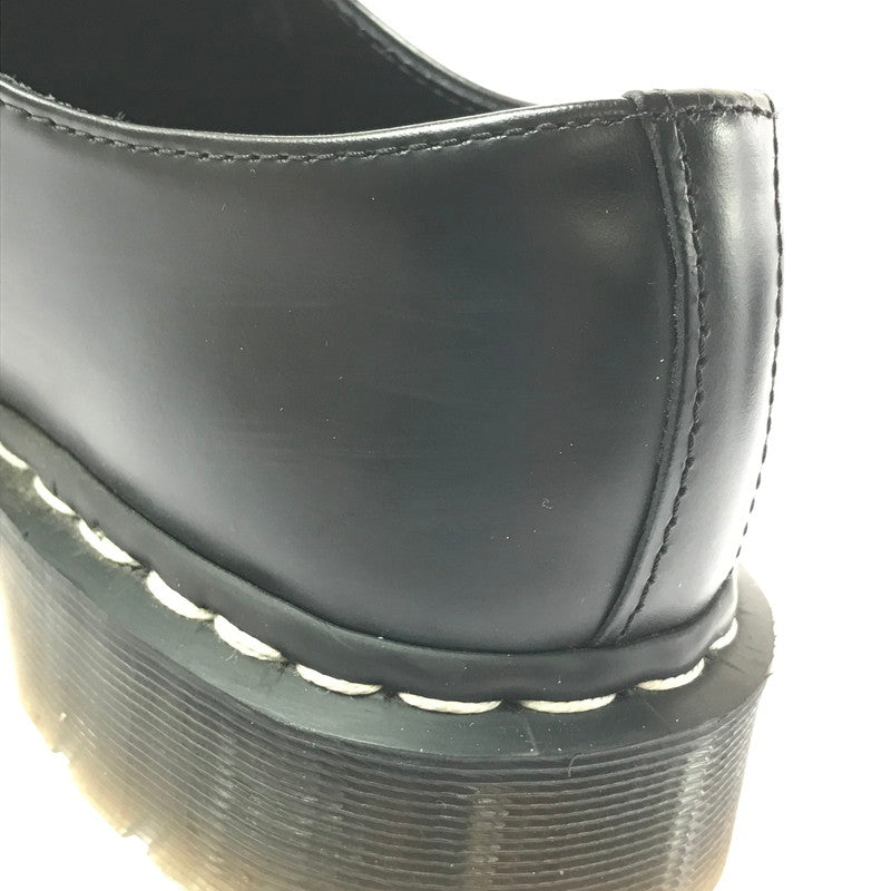【中古品】【メンズ】 DR.MARTENS ドクターマーチン 24757 WHITE STITCH 3EYE SHOES ホワイト ステッチ 3ホール シューズ 靴 164-260706-na-19-tagh サイズ：UK 9 US 10 M カラー：BLACK 万代Net店