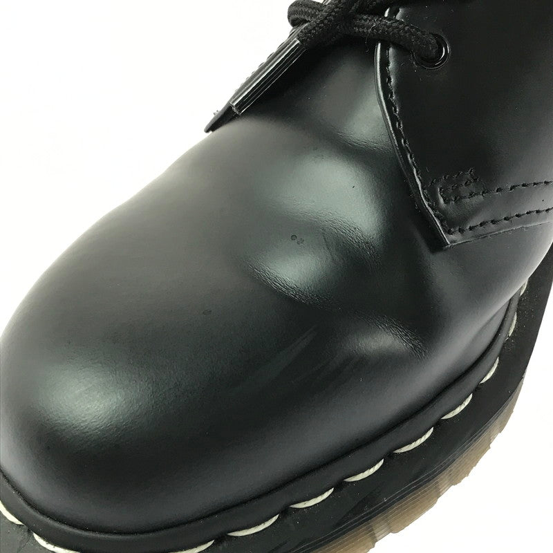 【中古品】【メンズ】 DR.MARTENS ドクターマーチン 24757 WHITE STITCH 3EYE SHOES ホワイト ステッチ 3ホール シューズ 靴 164-260706-na-19-tagh サイズ：UK 9 US 10 M カラー：BLACK 万代Net店