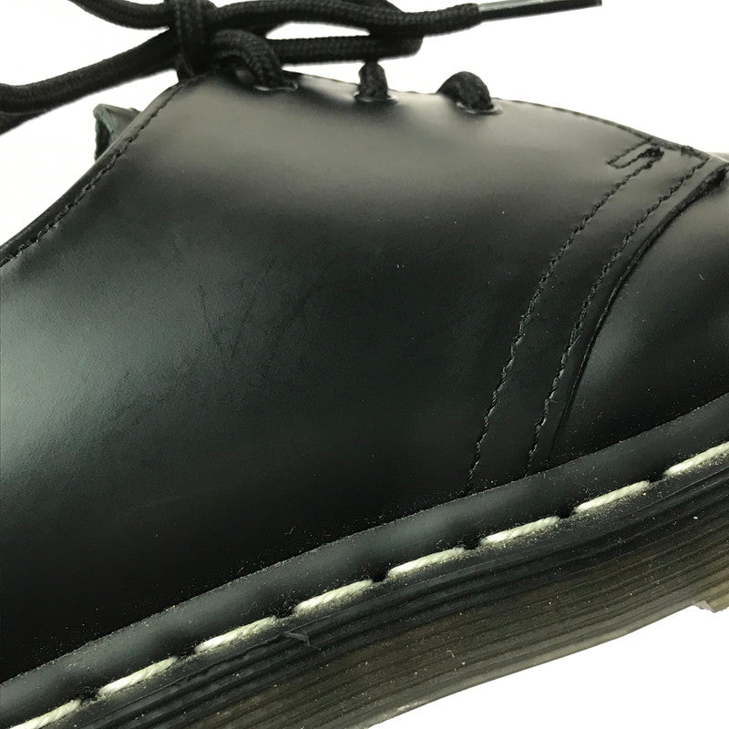 【中古品】【メンズ】 DR.MARTENS ドクターマーチン 24757 WHITE STITCH 3EYE SHOES ホワイト ステッチ 3ホール シューズ 靴 164-260706-na-19-tagh サイズ：UK 9 US 10 M カラー：BLACK 万代Net店