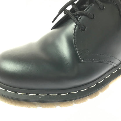 【中古品】【メンズ】 DR.MARTENS ドクターマーチン 24757 WHITE STITCH 3EYE SHOES ホワイト ステッチ 3ホール シューズ 靴 164-260706-na-19-tagh サイズ：UK 9 US 10 M カラー：BLACK 万代Net店