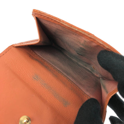 【現状渡し品】【レディース】 CHRISTIAN DIOR LADY DIOR LOTUS WALLET レディ ディオール ロータス ウォレット 三つ折り財布 財布 181-260710-ki-01-tagh カラー：コーラルピンク 万代Net店