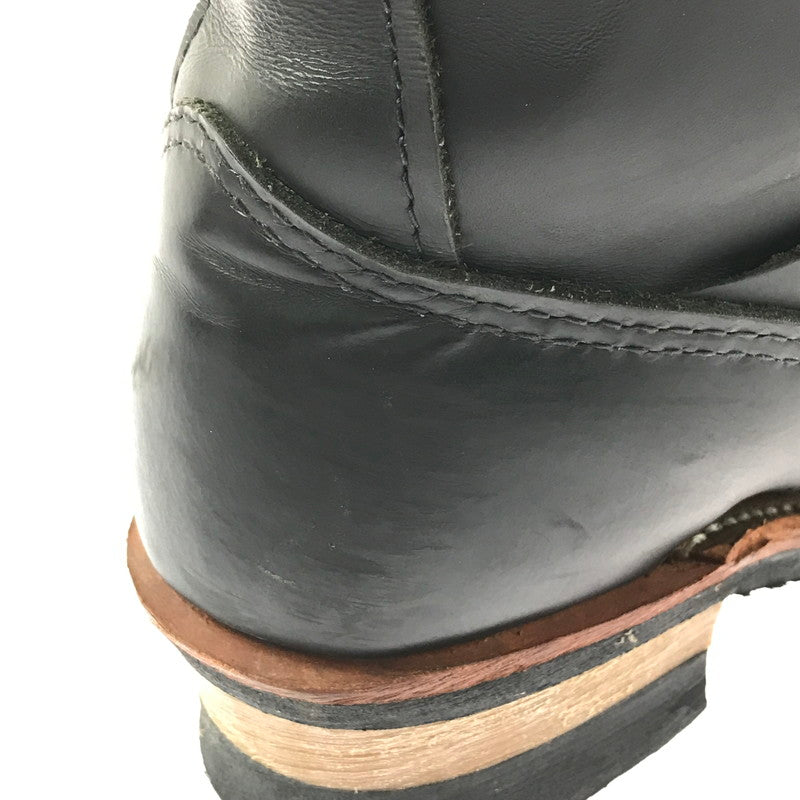 【中古品】【メンズ】 RED WING レッドウィング 8INCH SHORT ENGINEER BOOTS 2976 8インチ ショート エンジニア ブーツ 靴 164-260706-na-11-tagh サイズ：25.5cm US 7 1/2 カラー：BLACK 万代Net店