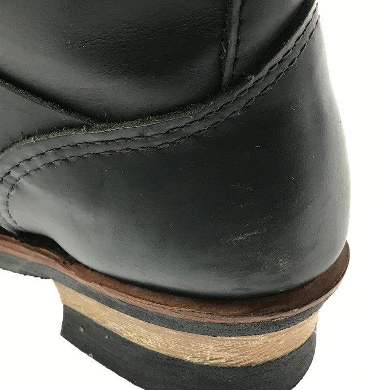【中古品】【メンズ】 RED WING レッドウィング 8INCH SHORT ENGINEER BOOTS 2976 8インチ ショート エンジニア ブーツ 靴 164-260706-na-11-tagh サイズ：25.5cm US 7 1/2 カラー：BLACK 万代Net店