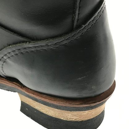 【中古品】【メンズ】 RED WING レッドウィング 8INCH SHORT ENGINEER BOOTS 2976 8インチ ショート エンジニア ブーツ 靴 164-260706-na-11-tagh サイズ：25.5cm US 7 1/2 カラー：BLACK 万代Net店