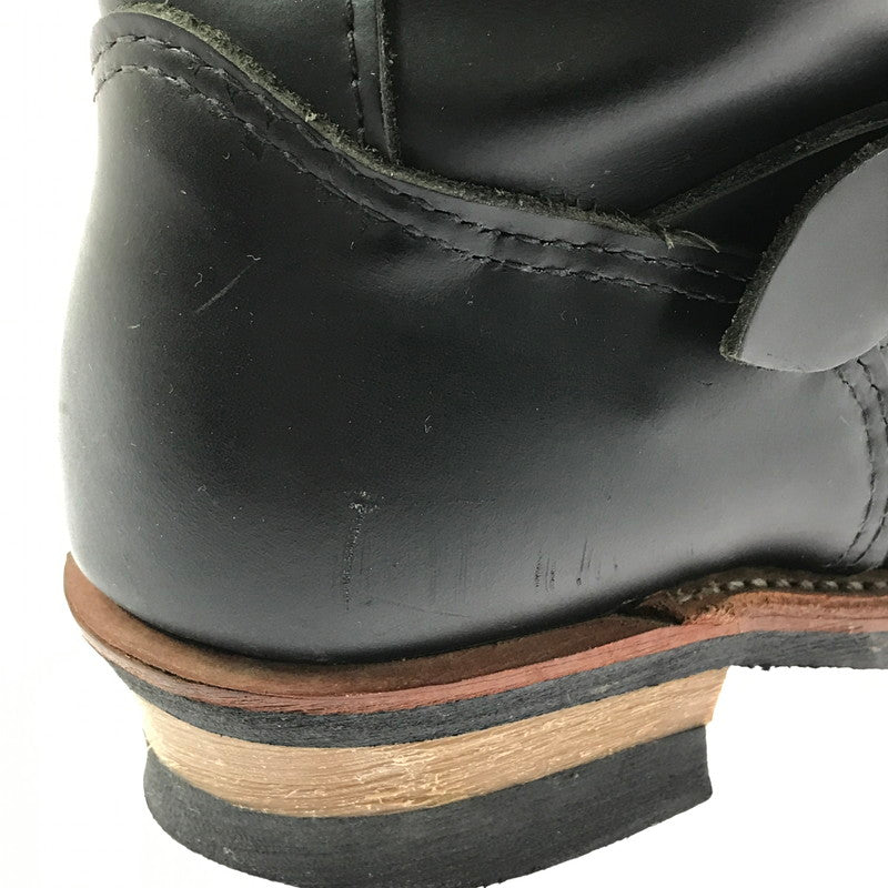 【中古品】【メンズ】 RED WING レッドウィング 8INCH SHORT ENGINEER BOOTS 2976 8インチ ショート エンジニア ブーツ 靴 164-260706-na-11-tagh サイズ：25.5cm US 7 1/2 カラー：BLACK 万代Net店