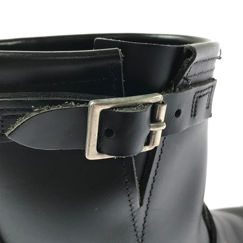 【中古品】【メンズ】 RED WING レッドウィング 8INCH SHORT ENGINEER BOOTS 2976 8インチ ショート エンジニア ブーツ 靴 164-260706-na-11-tagh サイズ：25.5cm US 7 1/2 カラー：BLACK 万代Net店