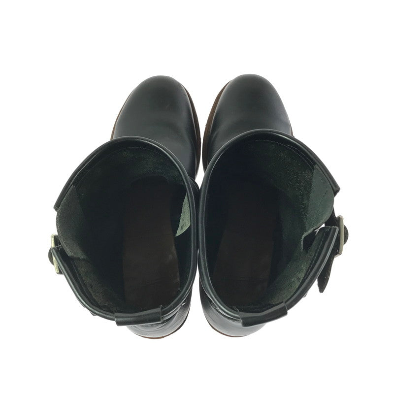 【中古品】【メンズ】 RED WING レッドウィング 8INCH SHORT ENGINEER BOOTS 2976 8インチ ショート エンジニア ブーツ 靴 164-260706-na-11-tagh サイズ：25.5cm US 7 1/2 カラー：BLACK 万代Net店