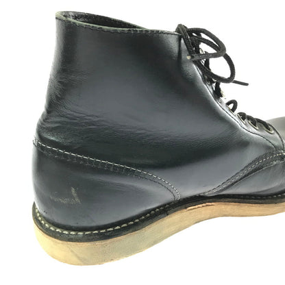 【現状渡し品】【メンズ】 RED WING レッドウィング 6-INCH CLASSIC ROUND 8165 6インチ クラシック ラウンド ブーツ 靴 164-260706-na-13-tagh サイズ：US 8 カラー：BLACK 万代Net店