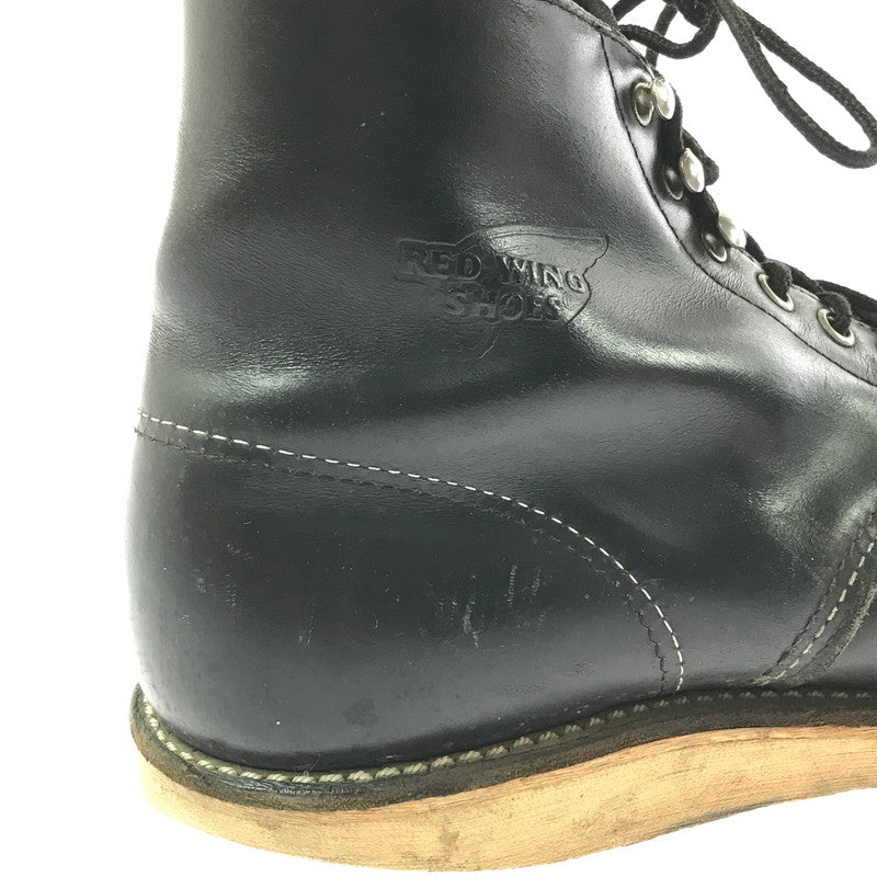 【現状渡し品】【メンズ】 RED WING レッドウィング 6-INCH CLASSIC ROUND 8165 6インチ クラシック ラウンド ブーツ 靴 164-260706-na-13-tagh サイズ：US 8 カラー：BLACK 万代Net店
