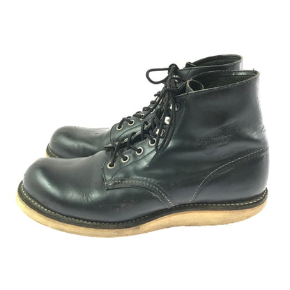 【現状渡し品】【メンズ】 RED WING レッドウィング 6-INCH CLASSIC ROUND 8165 6インチ クラシック ラウンド ブーツ 靴 164-260706-na-13-tagh サイズ：US 8 カラー：BLACK 万代Net店