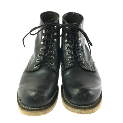【現状渡し品】【メンズ】 RED WING レッドウィング 6-INCH CLASSIC ROUND 8165 6インチ クラシック ラウンド ブーツ 靴 164-260706-na-13-tagh サイズ：US 8 カラー：BLACK 万代Net店