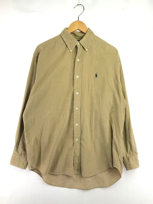 【中古品】【メンズ】 RALPH LAUREN ラルフローレン BLAKE 90's L/S BD CORDUROY SHIRT 90年代 ロングスリーブ コーデュロイ シャツ トップス 146-260820-rt-27-tag カラー：ベージュ 万代Net店
