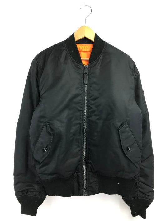 【中古品】【メンズ】 ALPHA INDUSTRIES アルファ インダストリーズ MA-1 FLIGHT JACKET 0615-00-573-8335 フライトジャケット アウター 145-260707-na-14-tagh サイズ：L カラー：ブラック 万代Net店