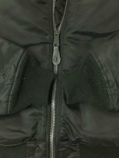 【中古品】【メンズ】 ALPHA INDUSTRIES アルファ インダストリーズ MA-1 FLIGHT JACKET 0615-00-573-8335 フライトジャケット アウター 145-260707-na-14-tagh サイズ：L カラー：ブラック 万代Net店