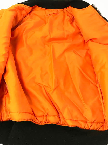 【中古品】【メンズ】 ALPHA INDUSTRIES アルファ インダストリーズ MA-1 FLIGHT JACKET 0615-00-573-8335 フライトジャケット アウター 145-260707-na-14-tagh サイズ：L カラー：ブラック 万代Net店