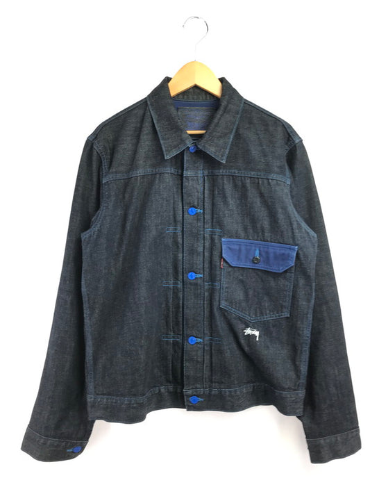 【中古品】【メンズ】 STUSSY ステューシー × LEVI'S リーバイス 1ST TYPE DENIM JACKET SS506 PCL16T デニムジャケット ライトアウター 142-260707-na-17-tagh サイズ：XL カラー：インディゴ 万代Net店