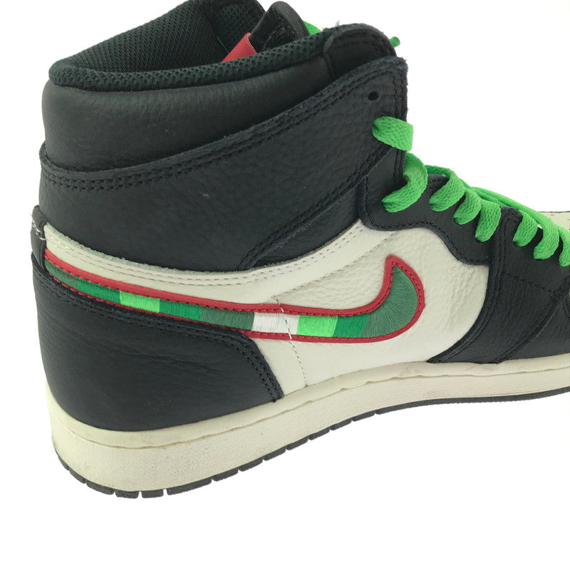 【中古品】【メンズ】 NIKE ナイキ AIR JORDAN 1 RETRO HIGH OG 555088-015 エアジョーダン 1 レトロ ハイ スニーカー 靴 160-260706-na-05-tagh サイズ：27cm US 9 カラー：BLACK/VARSITY RED-SAIL 万代Net店