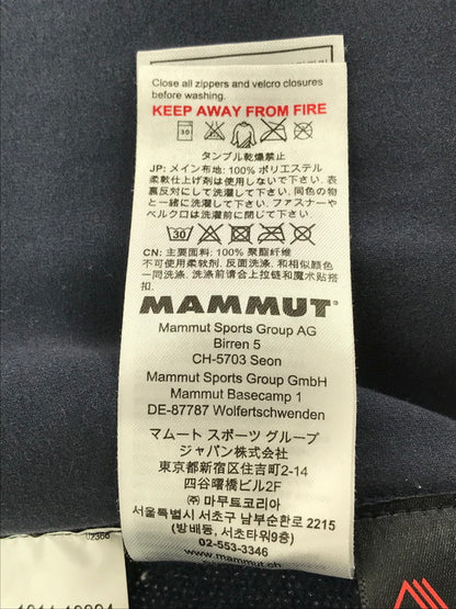 【中古品】【メンズ】 MAMMUT マムート ARCTIC ML JACKET 1014-10394 アークティック ミッドレイヤー ジャケット ライトアウター 144-260707-na-13-tagh サイズ：L カラー：ネイビー 万代Net店