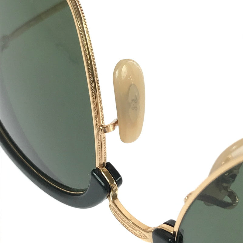 【中古品】【メンズ/レディース】 RAY-BAN NEWCLUBMASTER RB441 ニュー クラブマスター サングラス アイウェア アクセサリー 203-260710-ki-09-tagh サイズ：53□20 145 カラー：POLISH GOLD BLACK GREEN 万代Net店