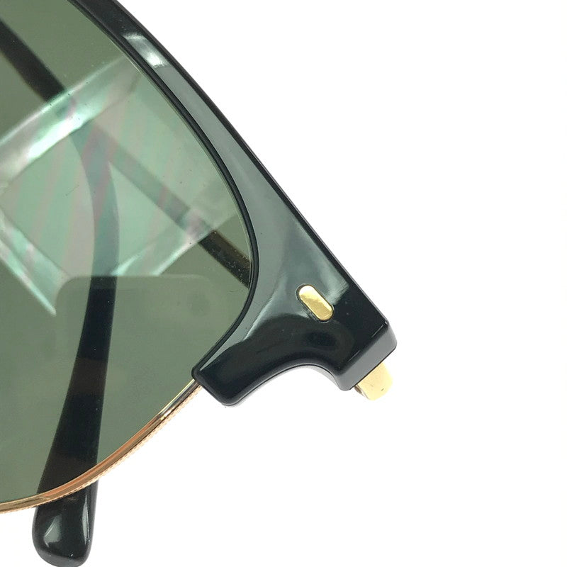 【中古品】【メンズ/レディース】 RAY-BAN NEWCLUBMASTER RB441 ニュー クラブマスター サングラス アイウェア アクセサリー 203-260710-ki-09-tagh サイズ：53□20 145 カラー：POLISH GOLD BLACK GREEN 万代Net店