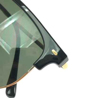 【中古品】【メンズ/レディース】 RAY-BAN NEWCLUBMASTER RB441 ニュー クラブマスター サングラス アイウェア アクセサリー 203-260710-ki-09-tagh サイズ：53□20 145 カラー：POLISH GOLD BLACK GREEN 万代Net店