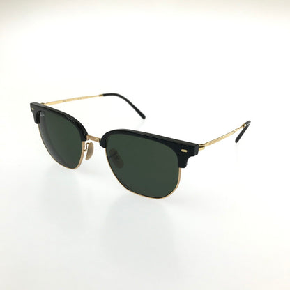 【中古品】【メンズ/レディース】 RAY-BAN NEWCLUBMASTER RB441 ニュー クラブマスター サングラス アイウェア アクセサリー 203-260710-ki-09-tagh サイズ：53□20 145 カラー：POLISH GOLD BLACK GREEN 万代Net店