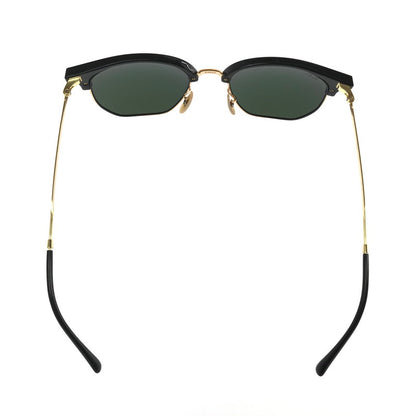 【中古品】【メンズ/レディース】 RAY-BAN NEWCLUBMASTER RB441 ニュー クラブマスター サングラス アイウェア アクセサリー 203-260710-ki-09-tagh サイズ：53□20 145 カラー：POLISH GOLD BLACK GREEN 万代Net店