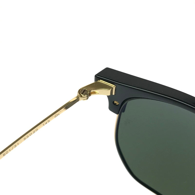 【中古品】【メンズ/レディース】 RAY-BAN NEWCLUBMASTER RB441 ニュー クラブマスター サングラス アイウェア アクセサリー 203-260710-ki-09-tagh サイズ：53□20 145 カラー：POLISH GOLD BLACK GREEN 万代Net店