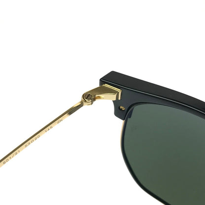 【中古品】【メンズ/レディース】 RAY-BAN NEWCLUBMASTER RB441 ニュー クラブマスター サングラス アイウェア アクセサリー 203-260710-ki-09-tagh サイズ：53□20 145 カラー：POLISH GOLD BLACK GREEN 万代Net店