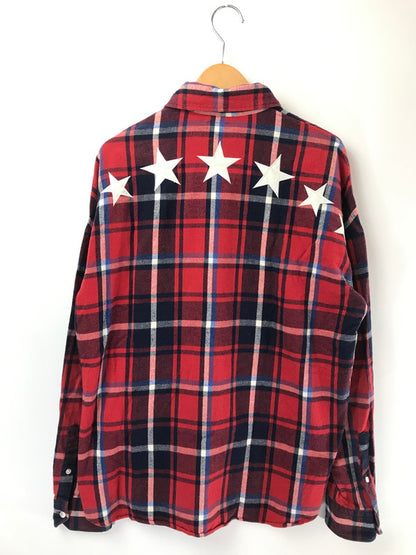 【中古品】【メンズ】 F.C.REAL BRISTOL エフシーレアルブリストル FLANNEL SHIRT フランネルシャツ 長袖 シャツ 142-260714-YY-17-tagh サイズ：M カラー：レッド 万代Net店